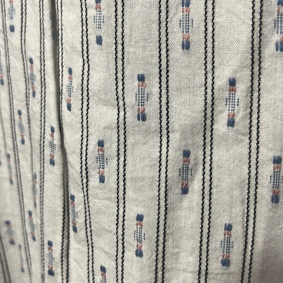 NWT Loft Womens Clip Ruffle Shirt Blouse Size M White Cottage Office Western - Picture 6 of 6